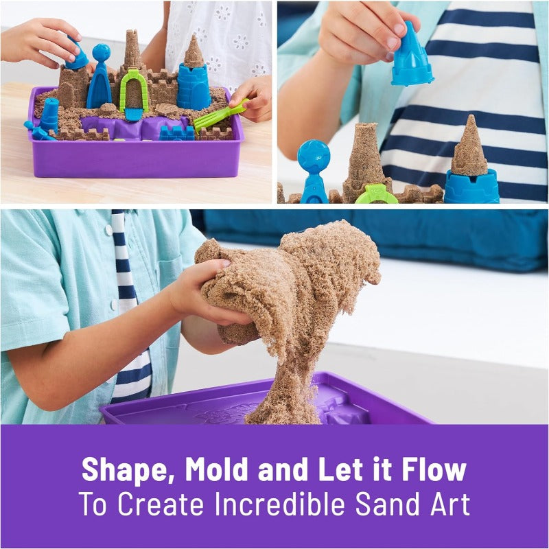 Kinetic Sand Deluxe Beach Castle Sand Play Set