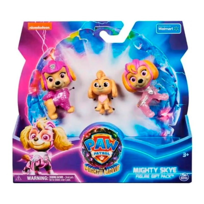 Paw Patrol The Mighty Movie Mighty Skye Exclusive Figure 3-Pack