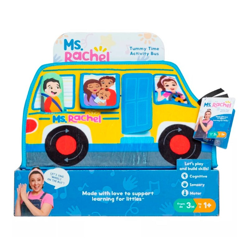 Ms. Rachel Tummy Time Activity Bus Baby Toy