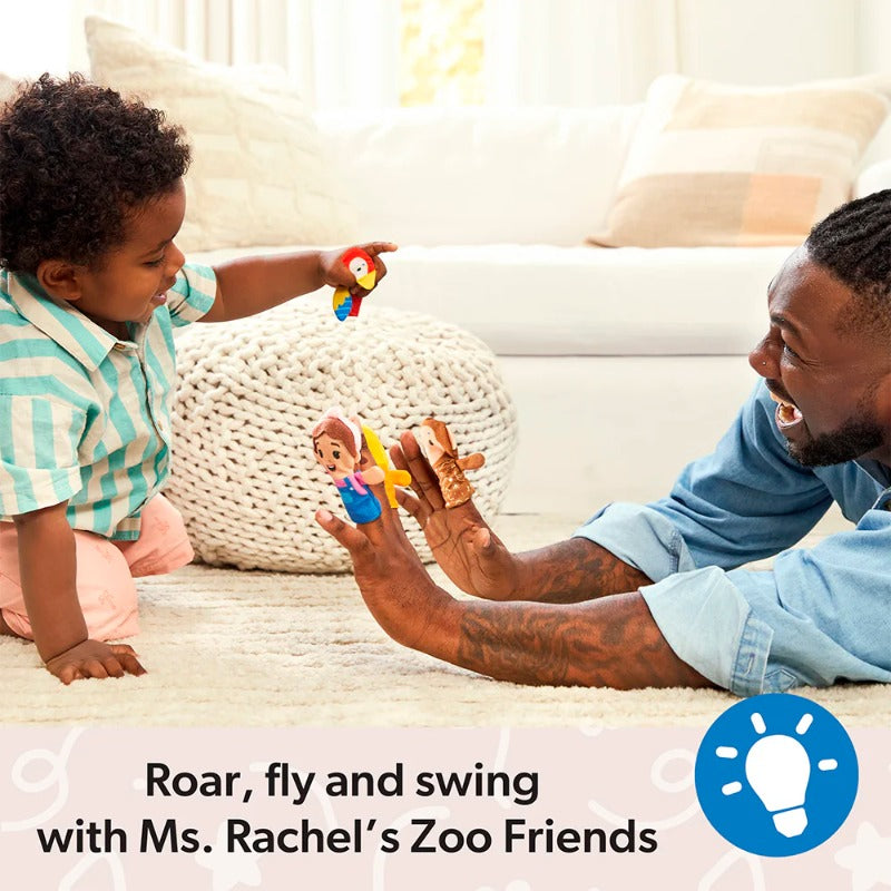 Ms. Rachel Zoo Song Finger Puppet Set
