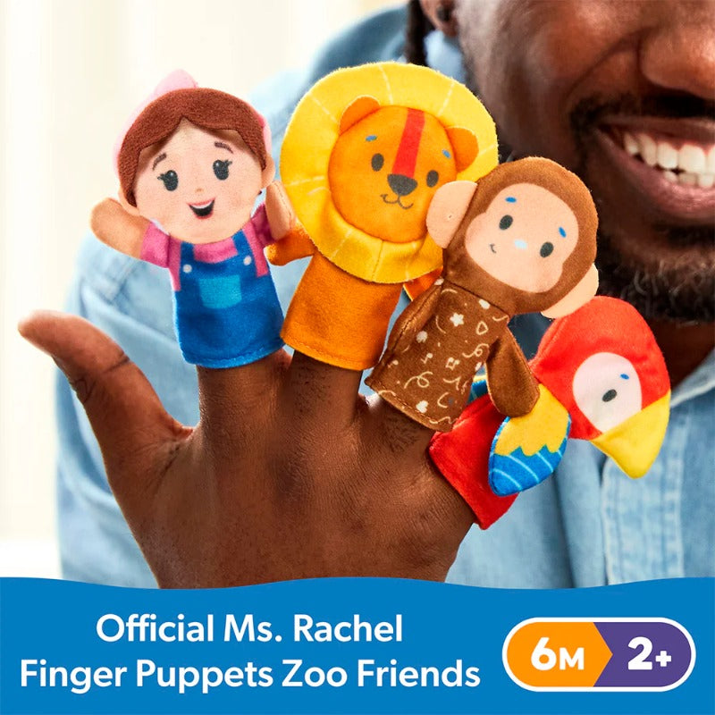 Ms. Rachel Zoo Song Finger Puppet Set
