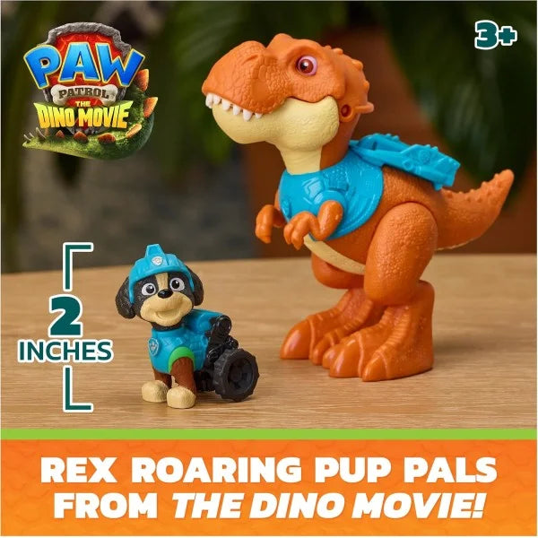 Paw Patrol Movie3 Dino Fig Roaring Pup Pals Rex