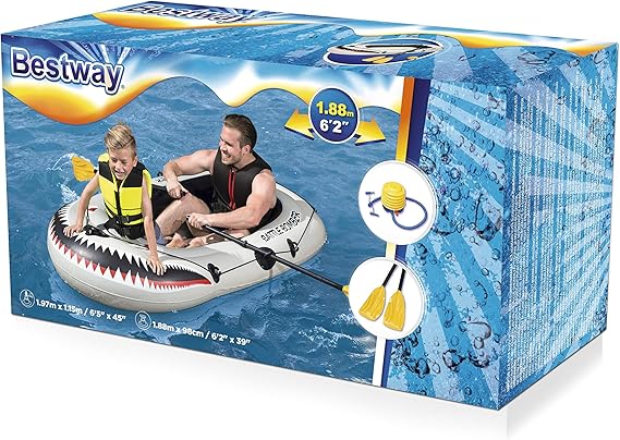 Bestway®  6'5" x 45"/1.96m x 1.14m Battle Bomber Raft