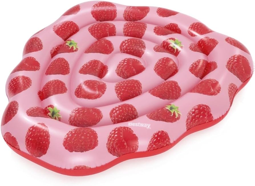 Bestway®  65" x 59.5"/1.65m x 1.51m Scentsational Raspberry Pool Float