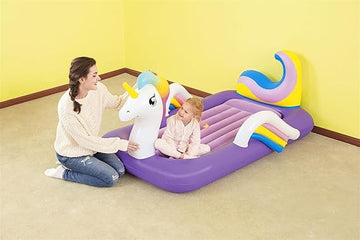 Up, In & Over™     77" x 41" x 33"/1.96m x 1.04m x 84cm DreamChaser Airbed - Unicorn