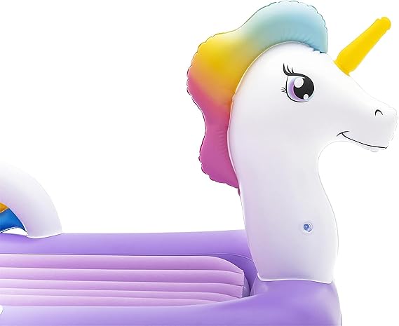 Up, In & Over™     77" x 41" x 33"/1.96m x 1.04m x 84cm DreamChaser Airbed - Unicorn