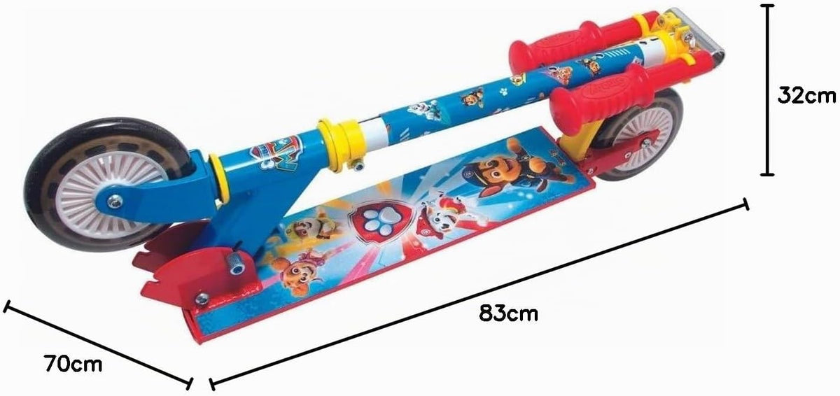 Smoby Paw Patrol 2W Folding Scooter