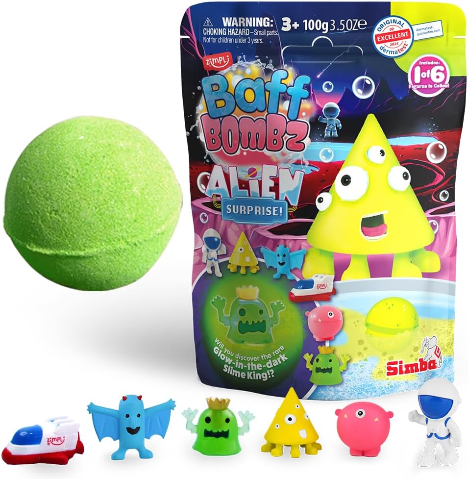 Zimpli Kids Baff Bombz Alien Surprise - 100G