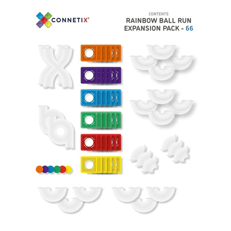 Connetix - 66 piece Ball Run Expansion Pack