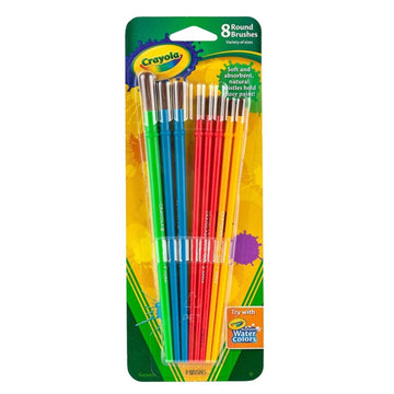 Crayola Art and Craft Brush Set 8Pcs
