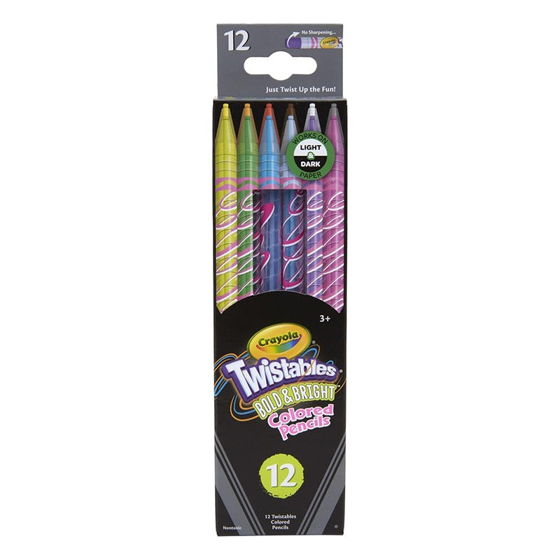 Crayola Erasable Twistable Colored Pencils 12-Pieces