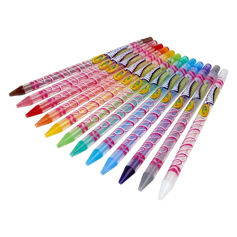 Crayola Erasable Twistable Colored Pencils 12-Pieces