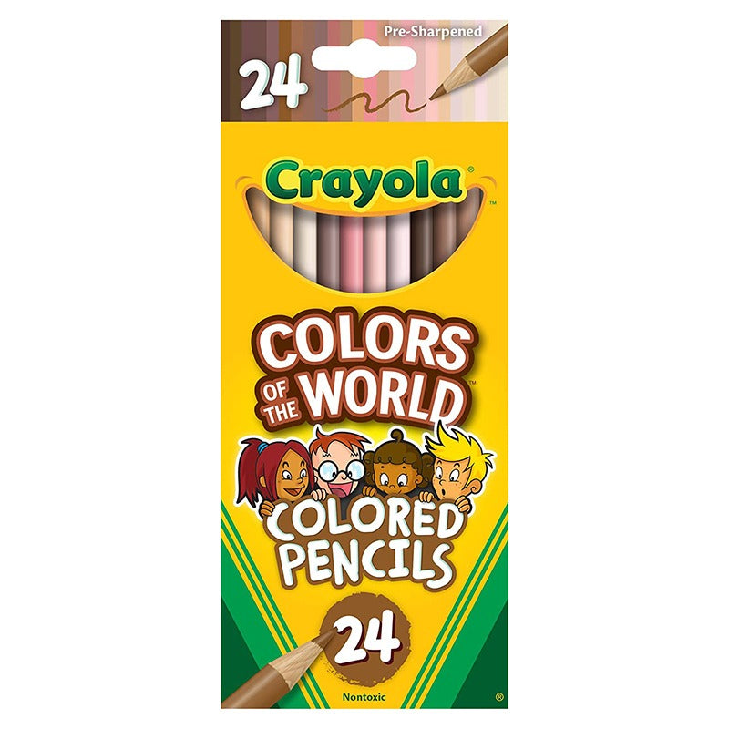 Crayola Colours of the World Coloured Pencils 24Ct