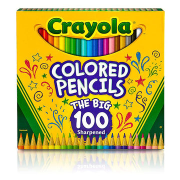 Crayola Wooden Pencil Box -100 Colors