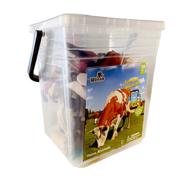 Wenno Farm Animals Playset - 28 Pcs