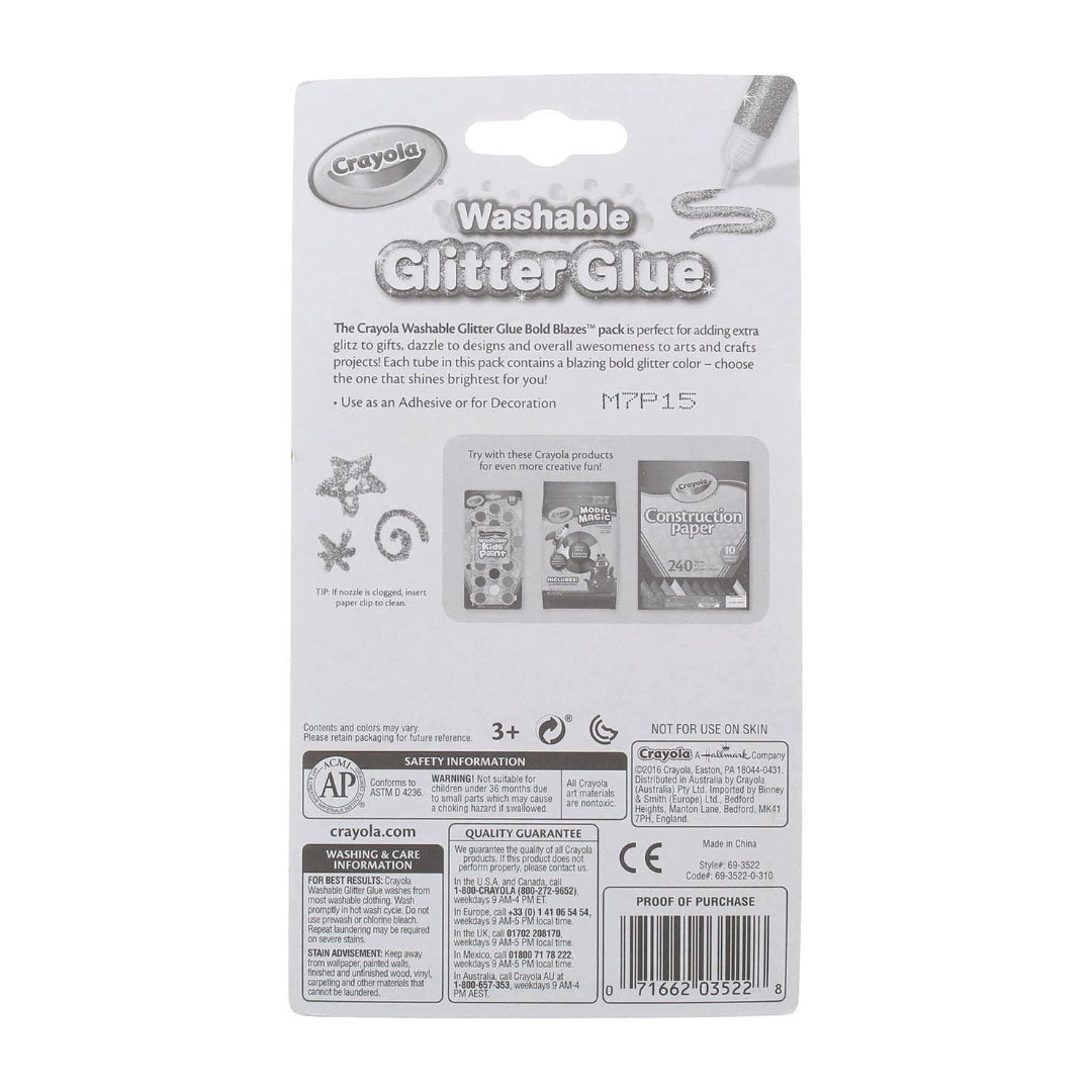 Crayola Washable Glitter Glue Blazes