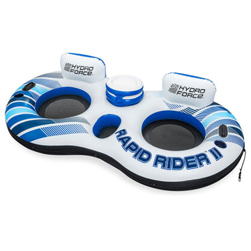 Hydro Force® 2-person swim ring Rapid Rider™ II with backrest 251 x 132 cm