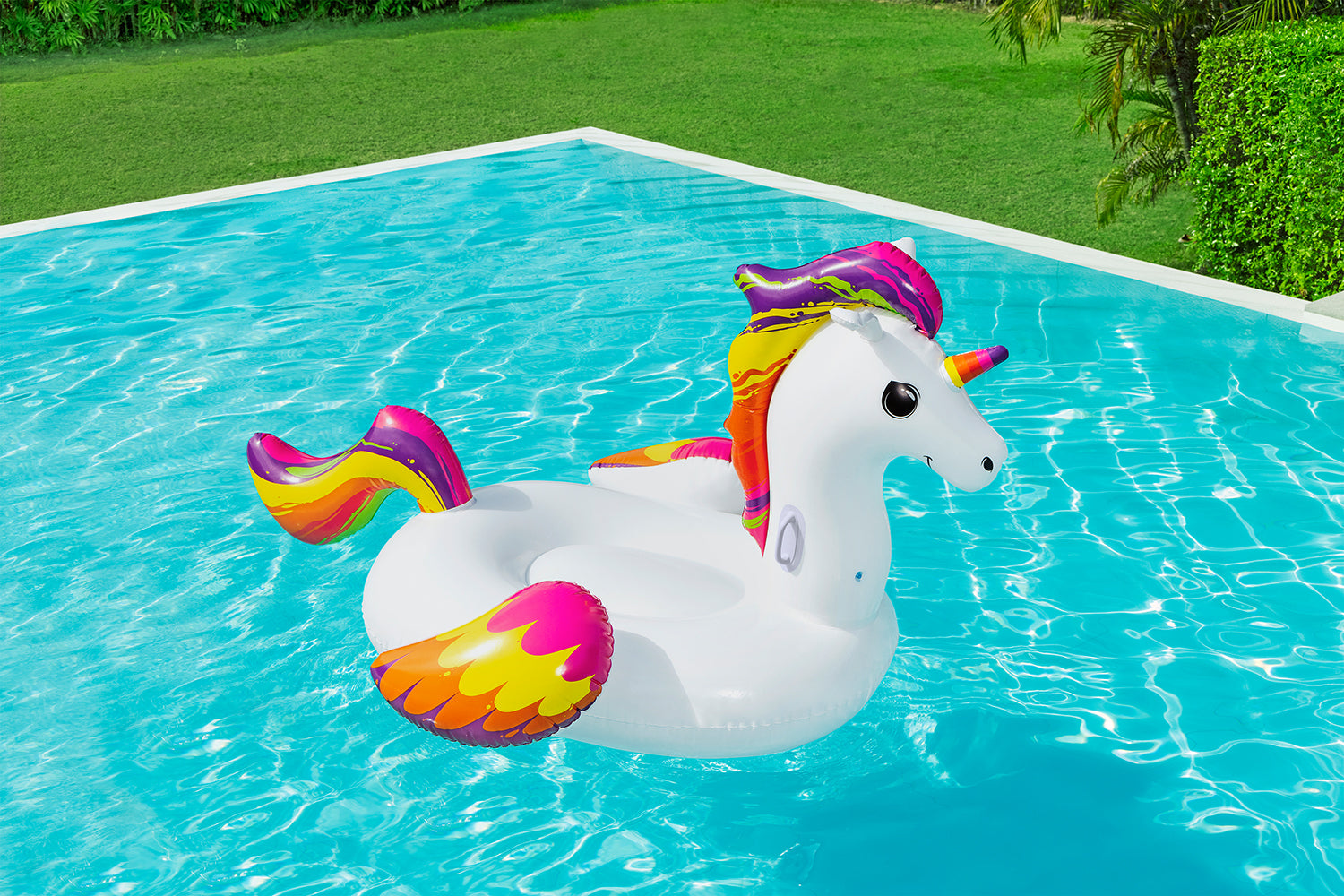 Bestway®  7'4" x 64.5"/2.24m x 1.64m Supersized Unicorn Rider
