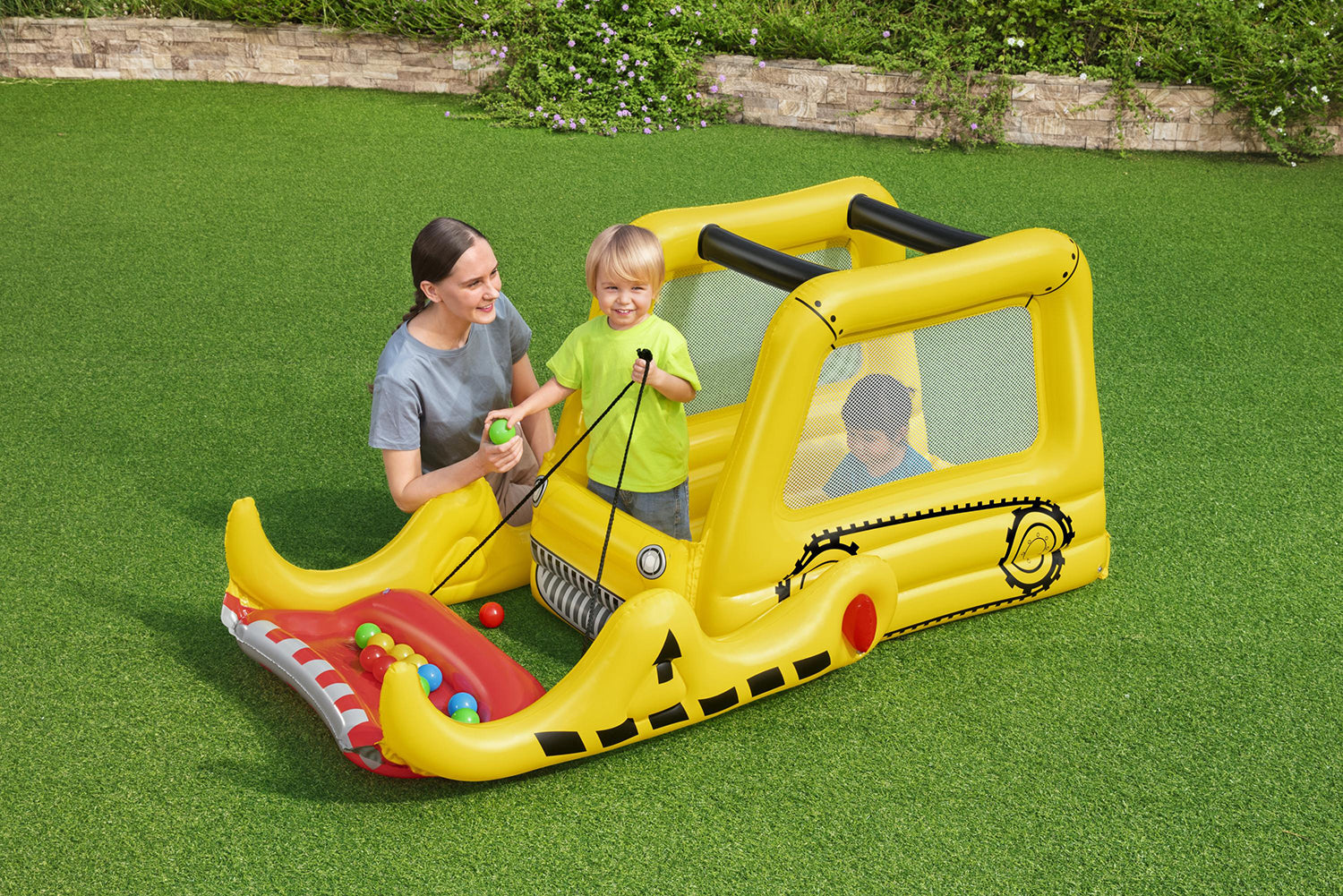 Bestway® Up, In & Over™     6'6" x 41" x 33"/1.98m x 1.05m x 84cm Dozer Ball Pit