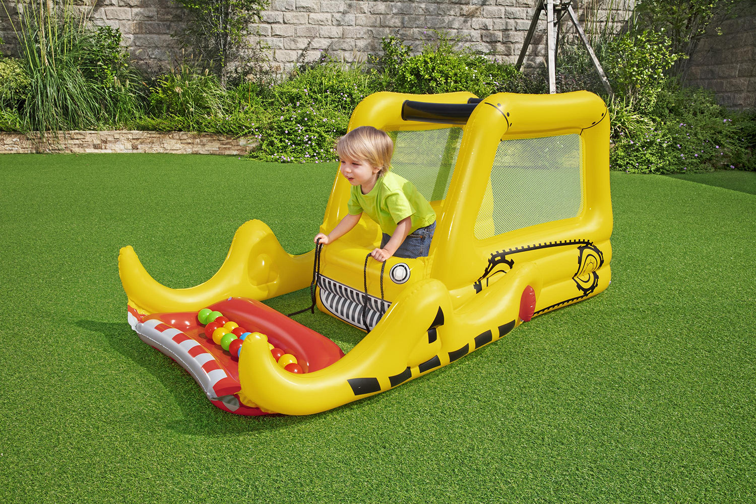 Bestway® Up, In & Over™     6'6" x 41" x 33"/1.98m x 1.05m x 84cm Dozer Ball Pit