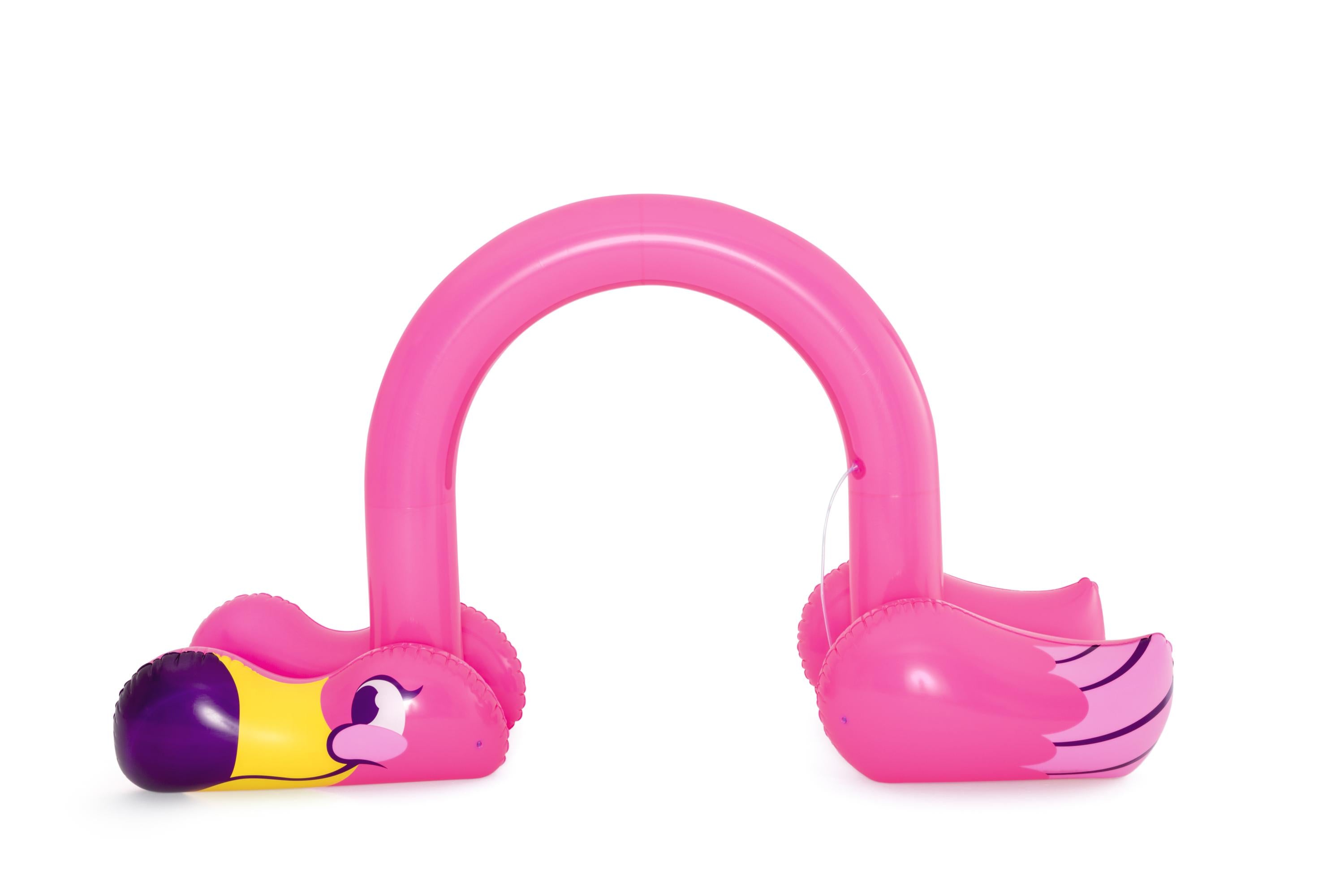 Bestway®  11'2" x 43" x 6'4"/3.40m x 1.10m x 1.93m Jumbo Flamingo Sprinkler