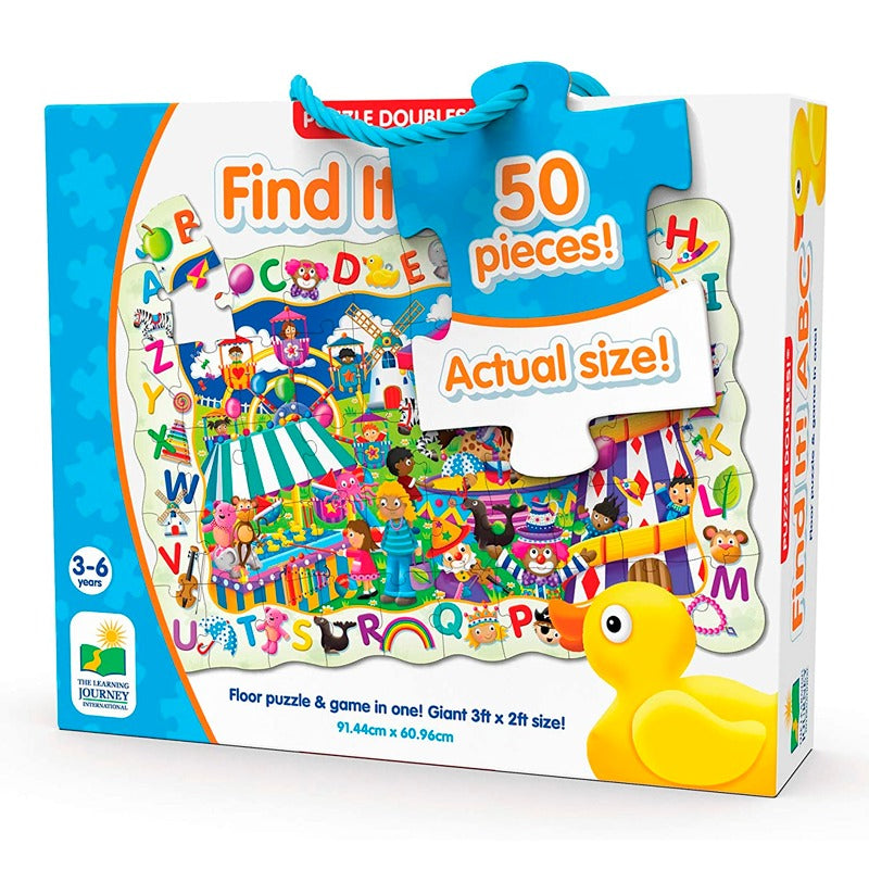The Learning Journey Puzzle Doubles Find It ABC - 50 Pcs