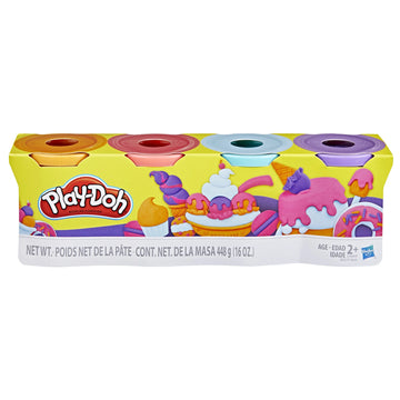 Play-Doh Pack of 4 Sweet Colors