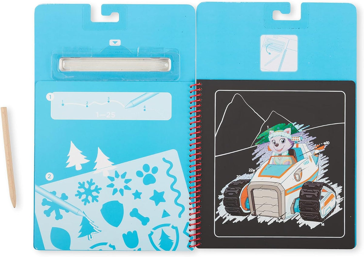 Melissa & Doug Paw Patrol Scratch Art Pad - Skye