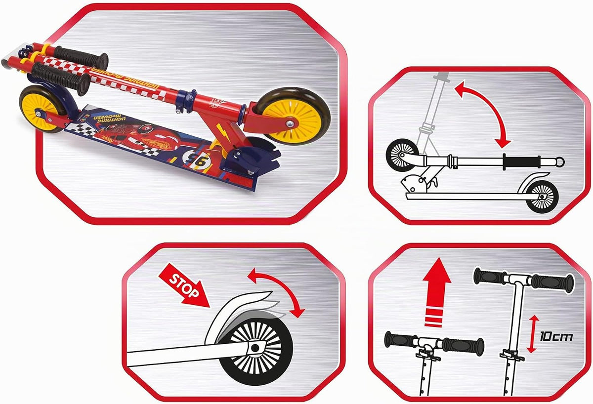 SMOBY CARS 2W FOLDABLE SCOOTER