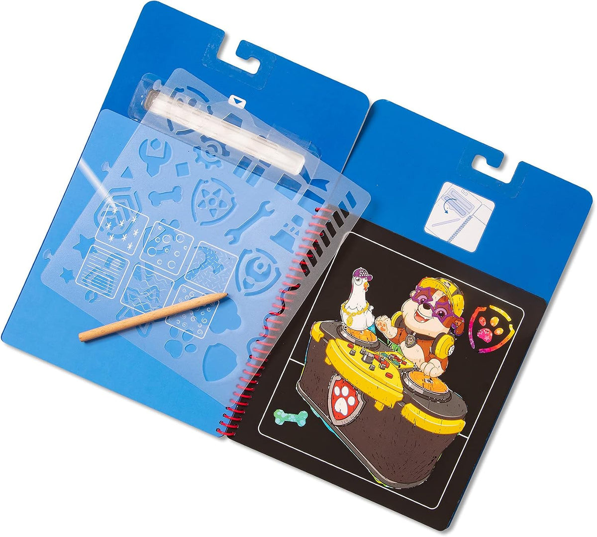 Melissa & Doug PAW Patrol Scratch Art Pad - Chase