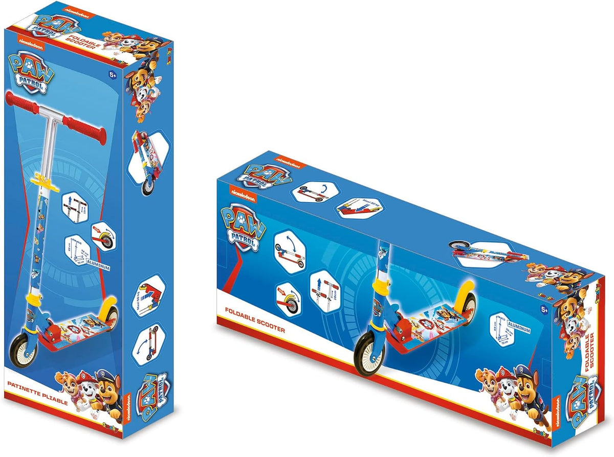 Smoby Paw Patrol 2W Folding Scooter