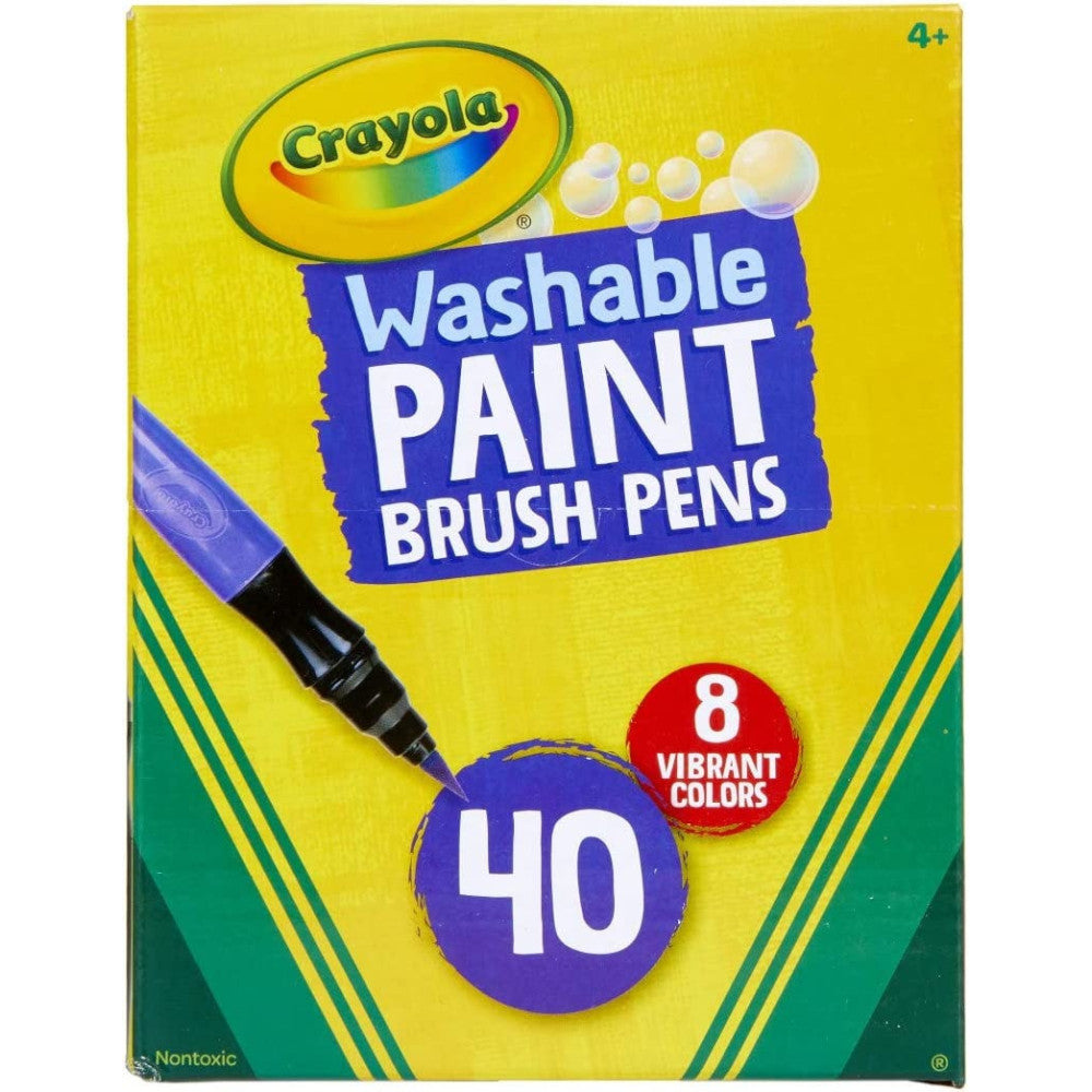 Crayola Washable Paint Brush Pens 40 Pen