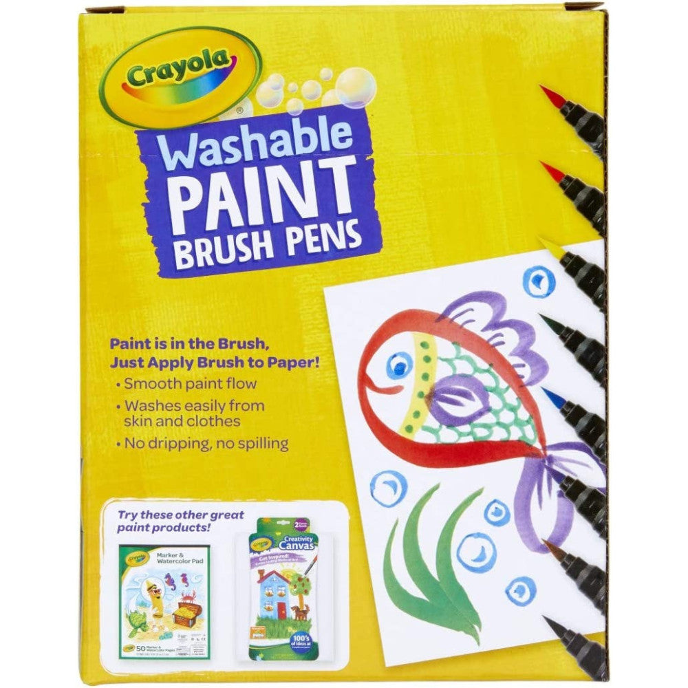 Crayola Washable Paint Brush Pens 40 Pen