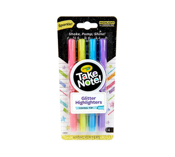Crayola Glitter Highlighters -4 Colors