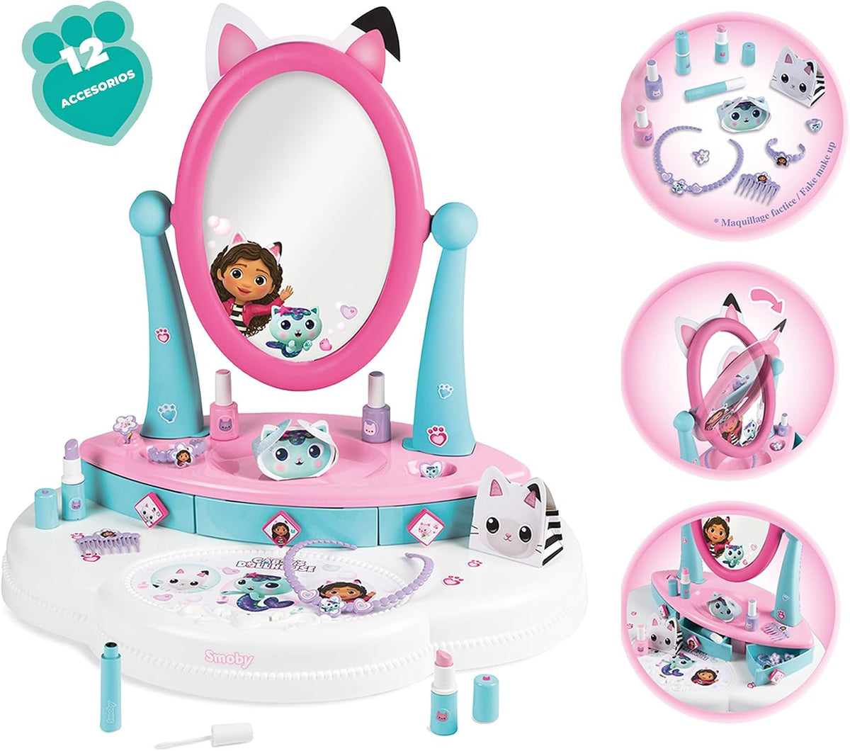 Smoby Gabby's Dollhouse Tabletop Dressing Table