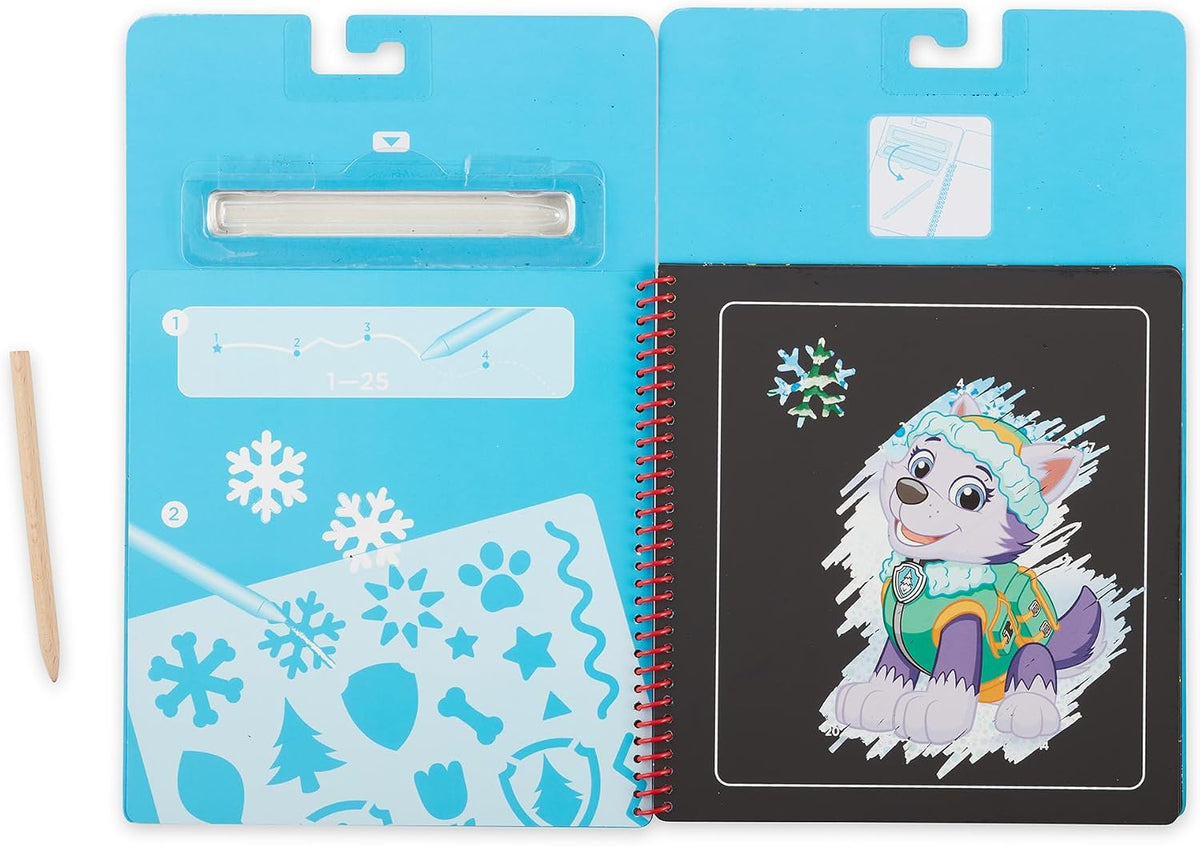 Melissa & Doug Paw Patrol Scratch Art Pad - Skye