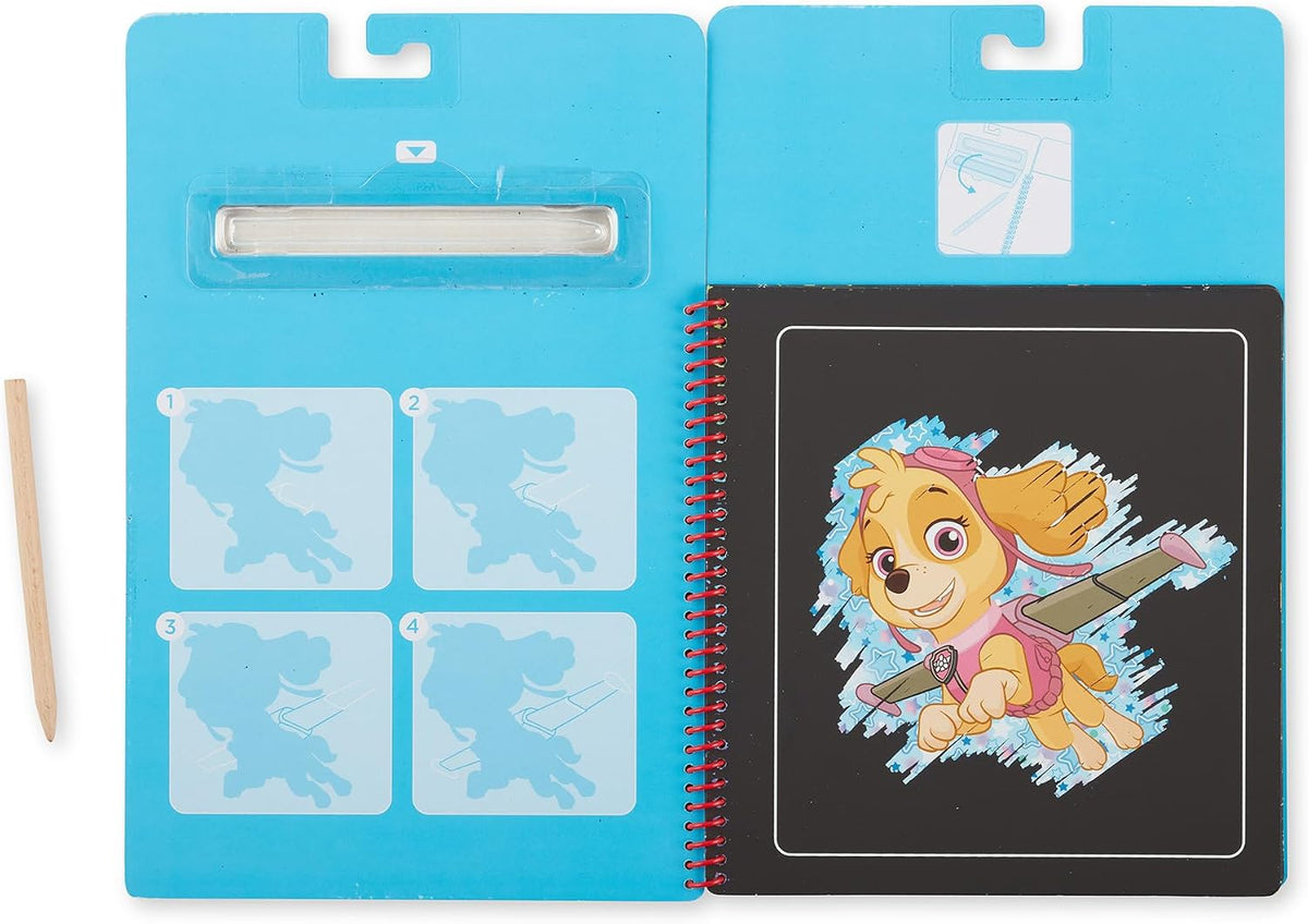 Melissa & Doug Paw Patrol Scratch Art Pad - Skye