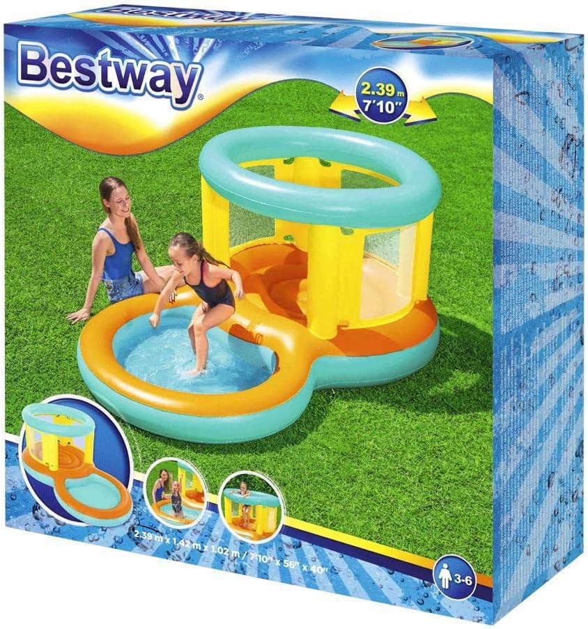 Bestway®  7'10" x 56" x 40"/2.39m x 1.42m x 1.02m Jumptopia Bouncer and Play Pool
