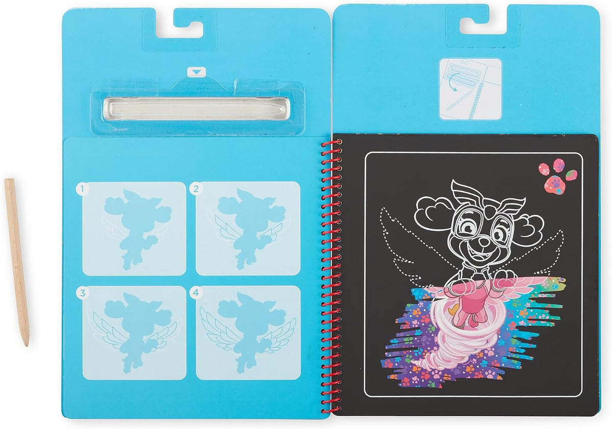 Melissa & Doug Paw Patrol Scratch Art Pad - Skye