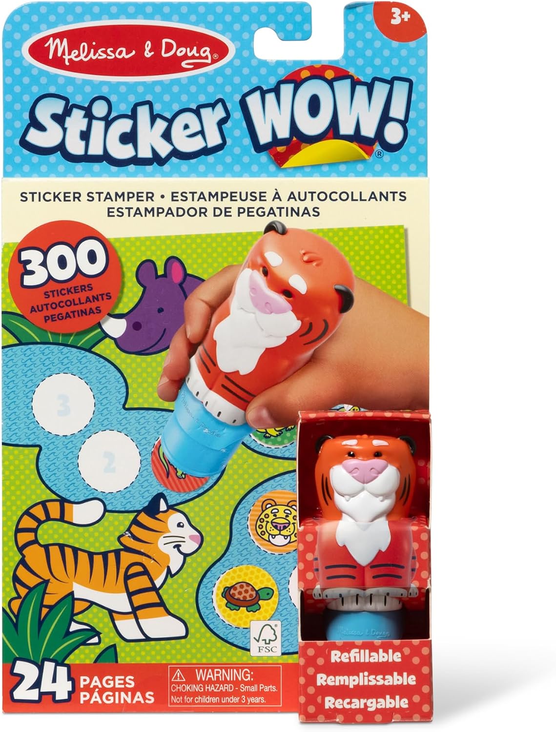 Sticker WOW!™ Activity Pad & Sticker Stamper - Tiger