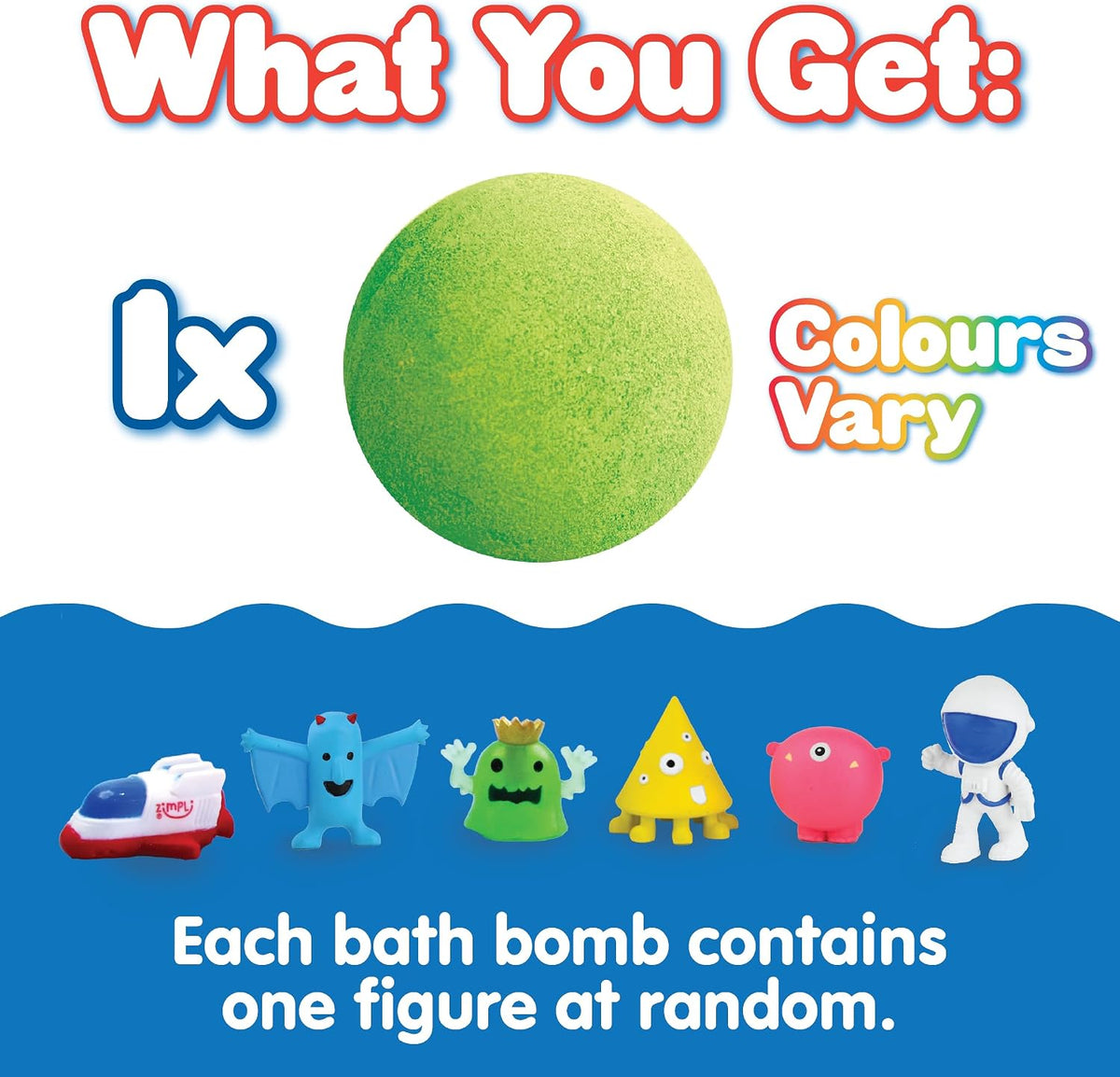 Zimpli Kids Baff Bombz Alien Surprise - 100G