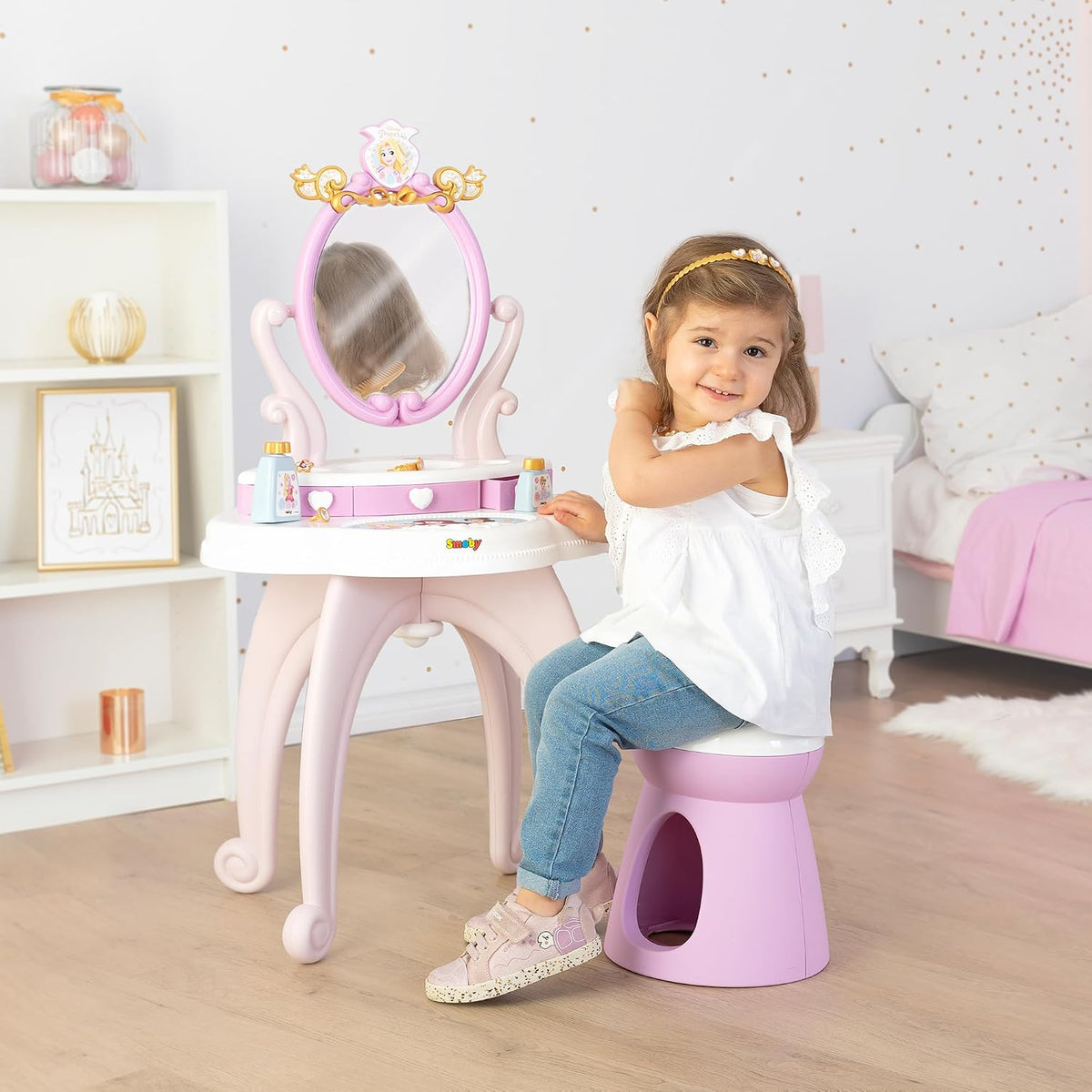 Smoby Disney Princess 2 in 1 dressing table