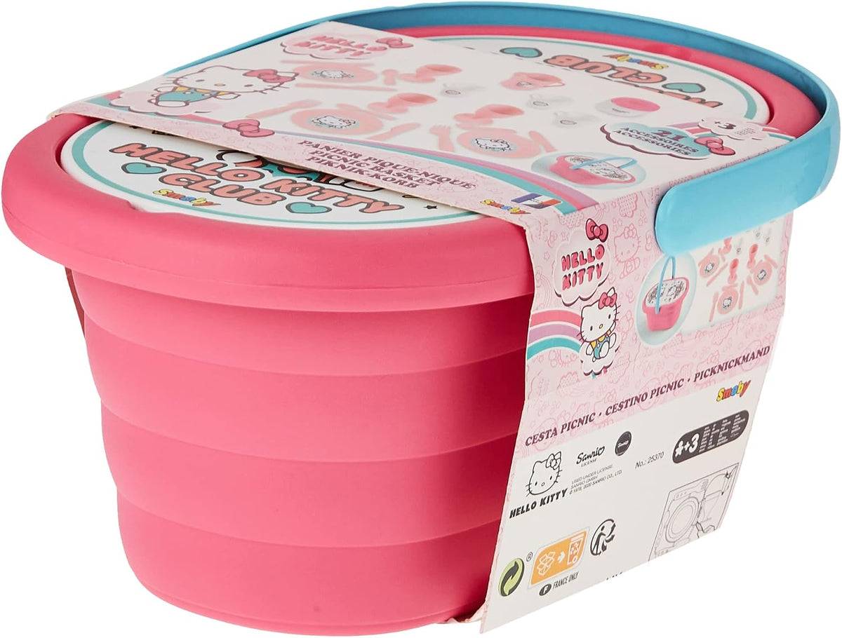 Smoby – Hello Kitty Picnic Basket and 20 Accessories