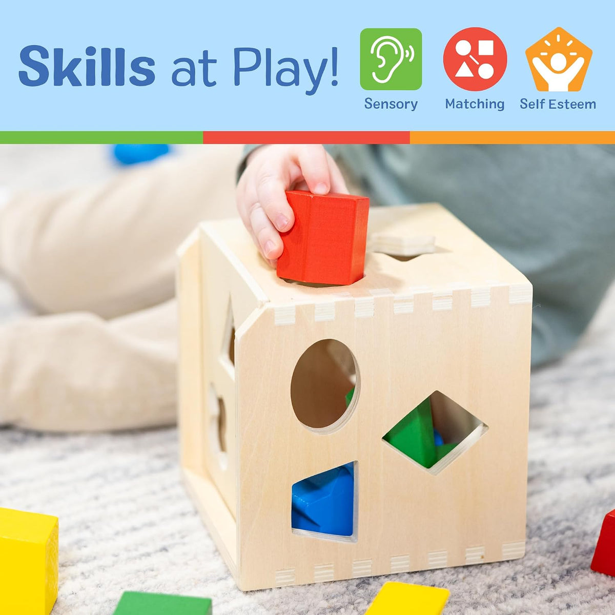 Melissa & Doug Shape Sorting Cube