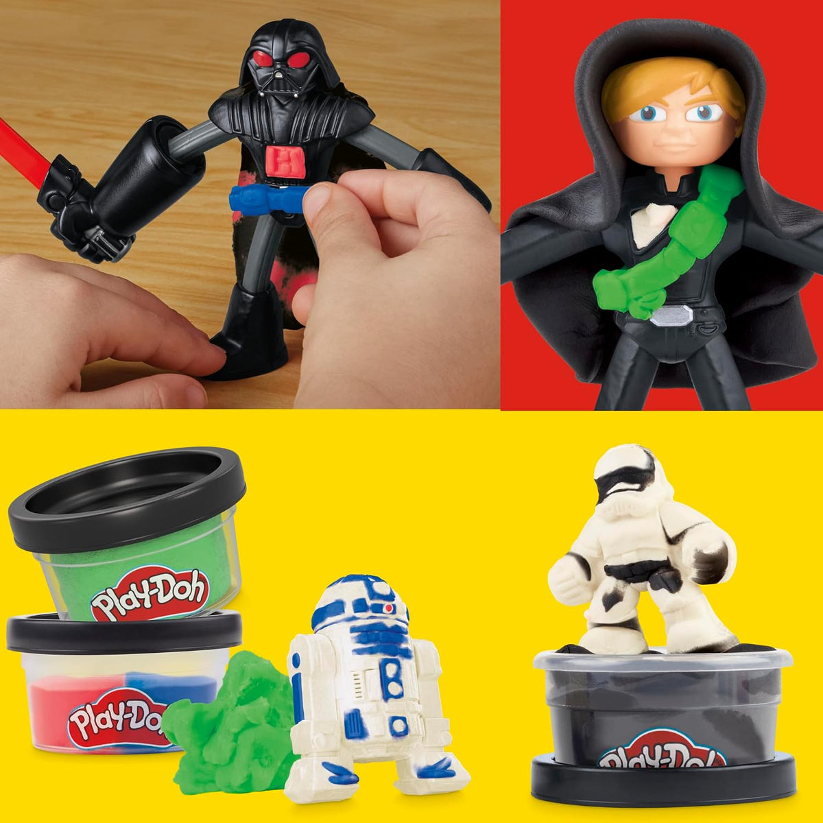 PLAY DOH SW SQUISH AND SLICE LIGHTSABERS