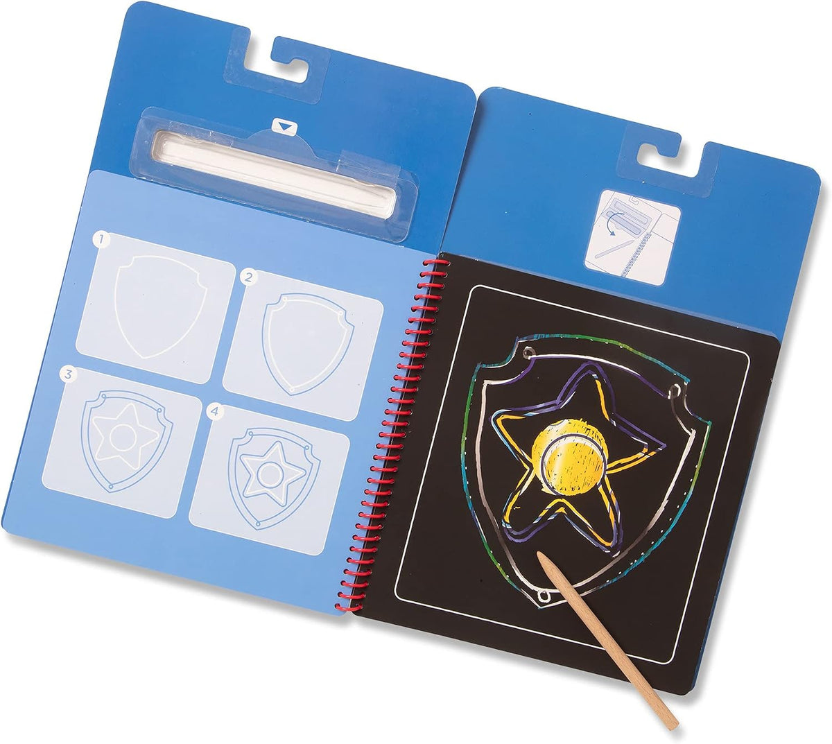 Melissa & Doug PAW Patrol Scratch Art Pad - Chase