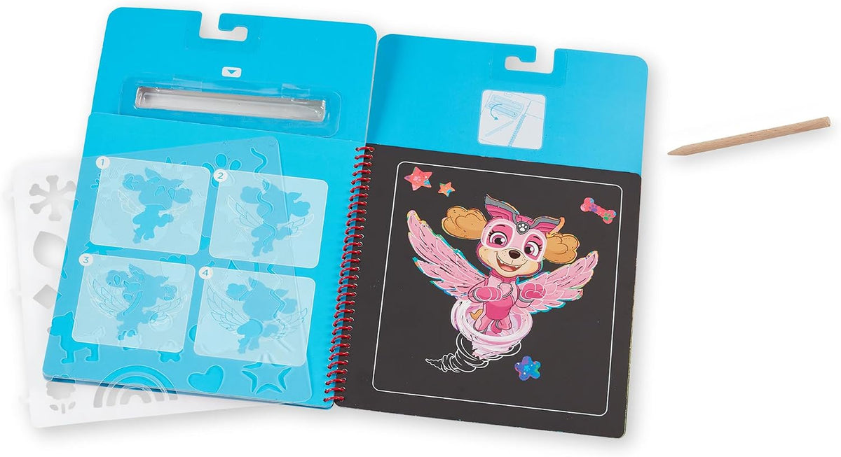 Melissa & Doug Paw Patrol Scratch Art Pad - Skye