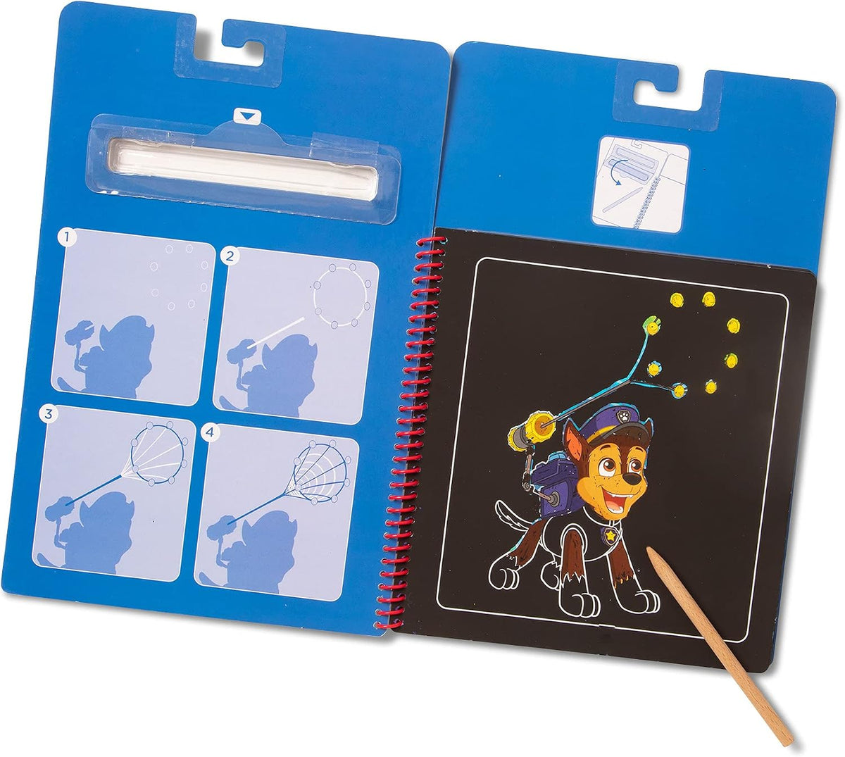 Melissa & Doug PAW Patrol Scratch Art Pad - Chase