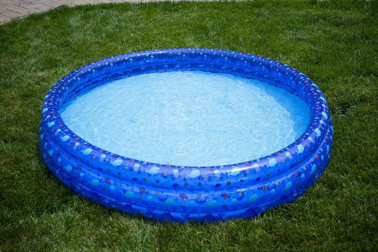 SWIMLINE Classic 3 Ring Kiddie Ring Pool 60'' X 12''