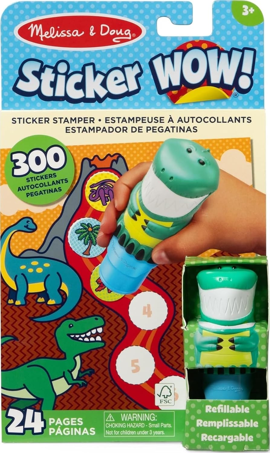 Sticker WOW!™ Activity Pad & Sticker Stamper - Dinosaur